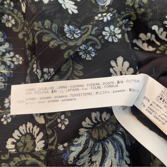 Zara Floral Mini Chiffon Dress with Vest, NWT - Picture 10 of 10